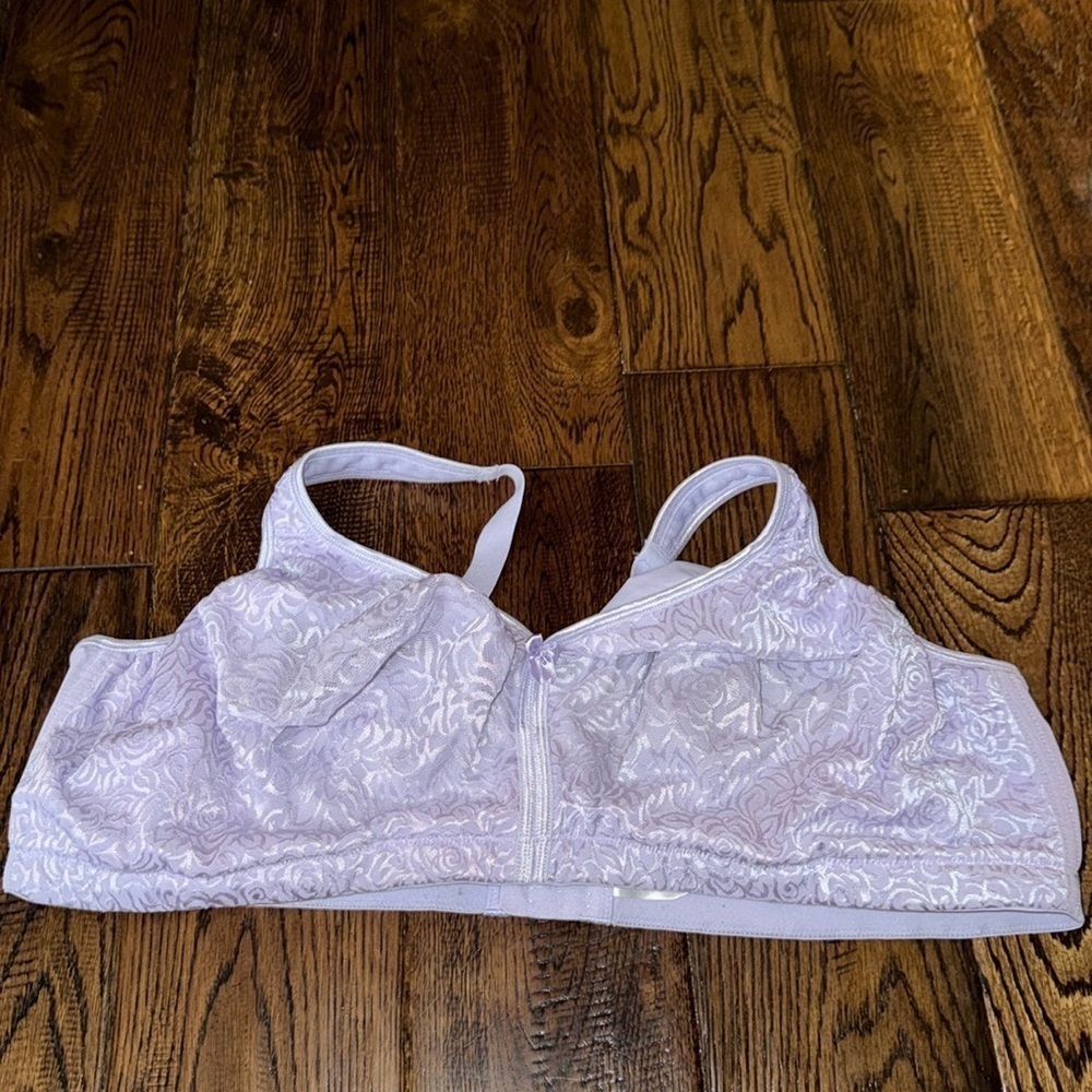 Breezies A260367 Purple Wild Rose Seamess Wireless Bra